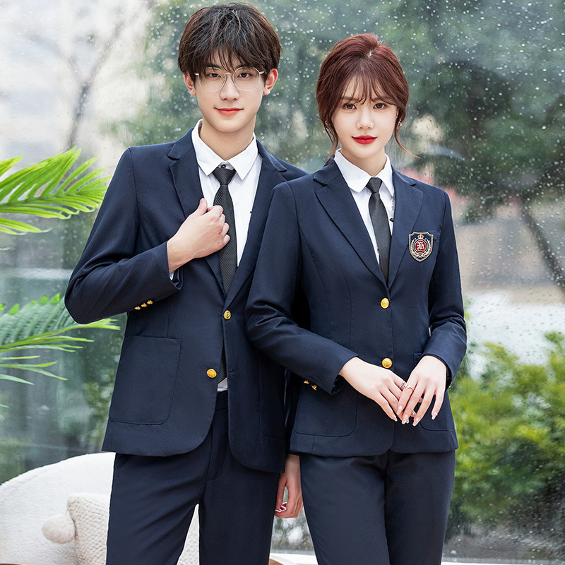 Spring and Autumn Kindergarten Teacher's Garden Clothes Work Clothes College Style Suit New jk Uniform Suit Professional Suit