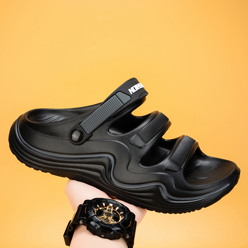 Sandalias deportivas para hombres de verano al aire libre ocio para conducir zapatillas de doble propósito con suela suave de verano zapatillas frías de tamaño grande
