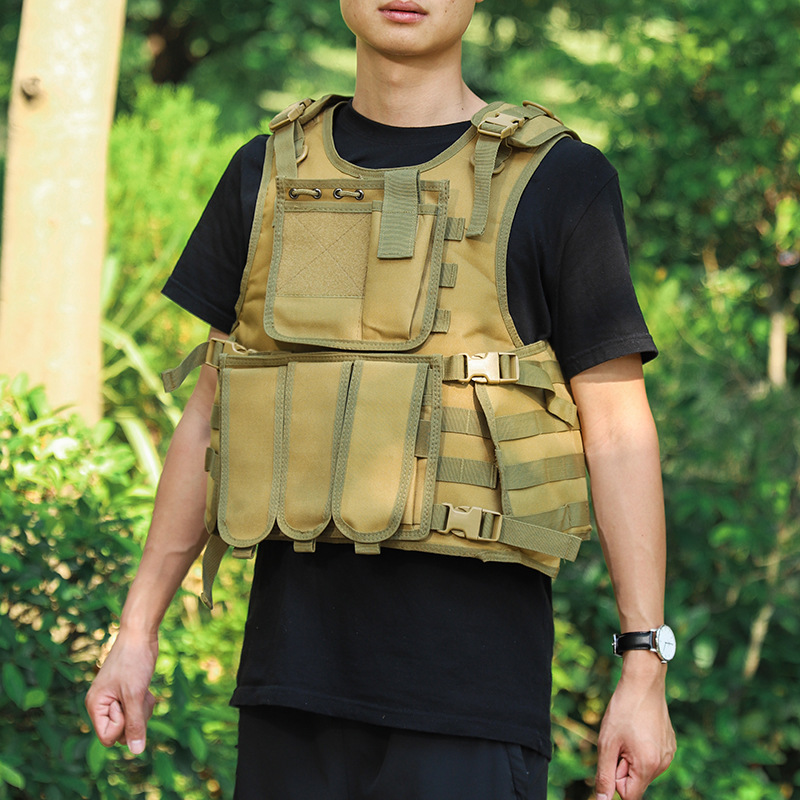 아마존 다기능 조합 조끼 MOLLE 개발 훈련 CS 위장 야외 전술 조끼