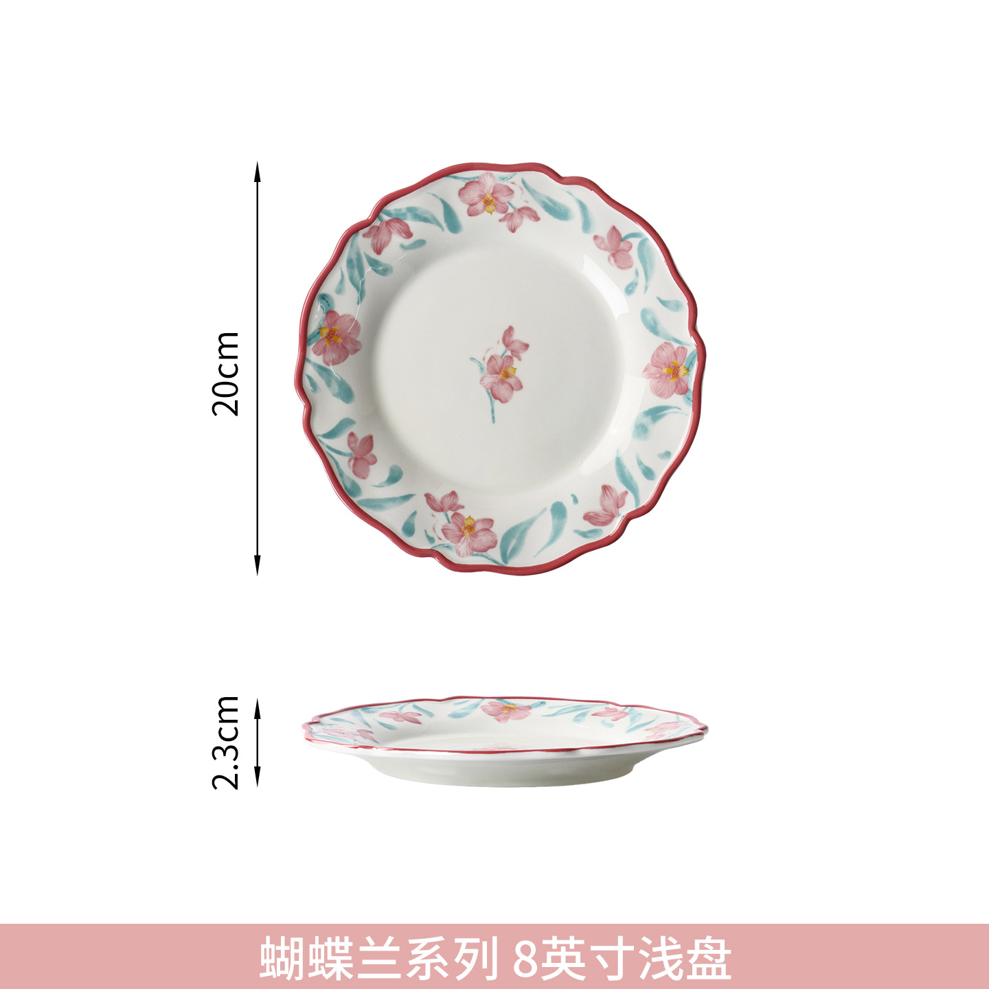 8 pulgadas Plate