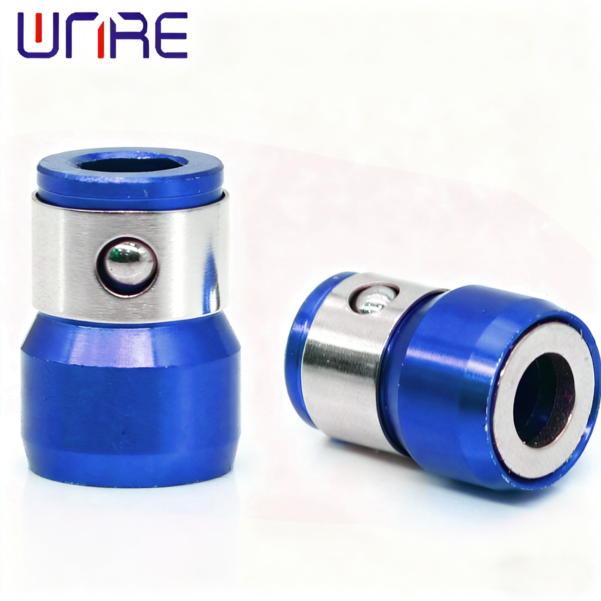Blue-bright magnetic circle, take a photo