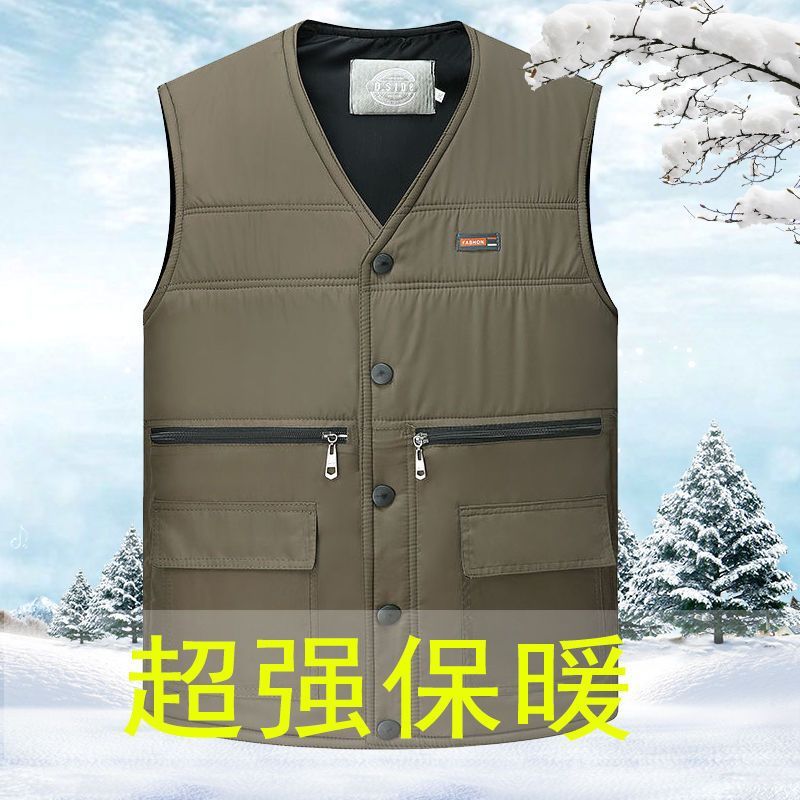 뉴 스트리트 플리스 조끼 # : [밀리터리 그린]