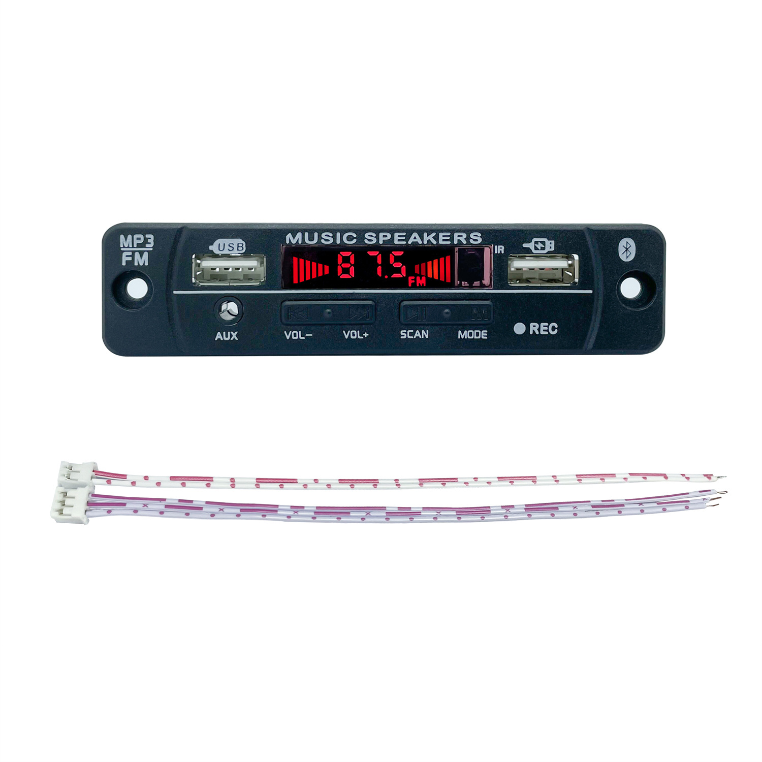 MP3 decodificador 5V-12V coche accesorios de audio U disco TF expansión Bluetooth 5,0 Módulo Decodificador placa de circuito