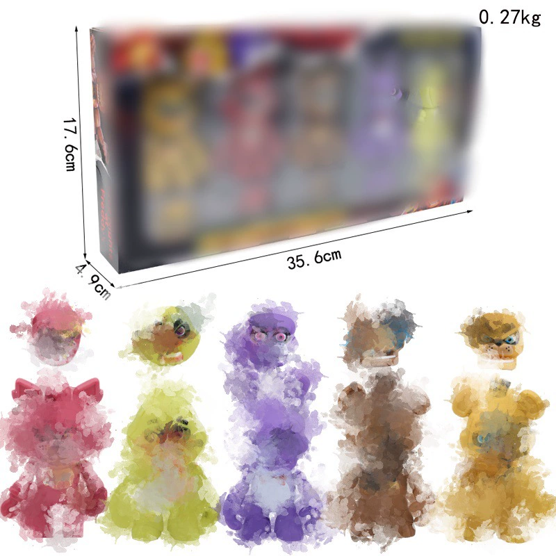 Маска-трансформер с медведем, 9-10 см, 5 стилей с 5 масками, игрушка для игры, аксессуары для медведя