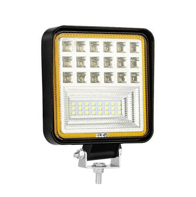 Cross-Border Automotive Truck 4-Inch 126W İşçi projektorları - yellow-light-angel-eyes-square-customized