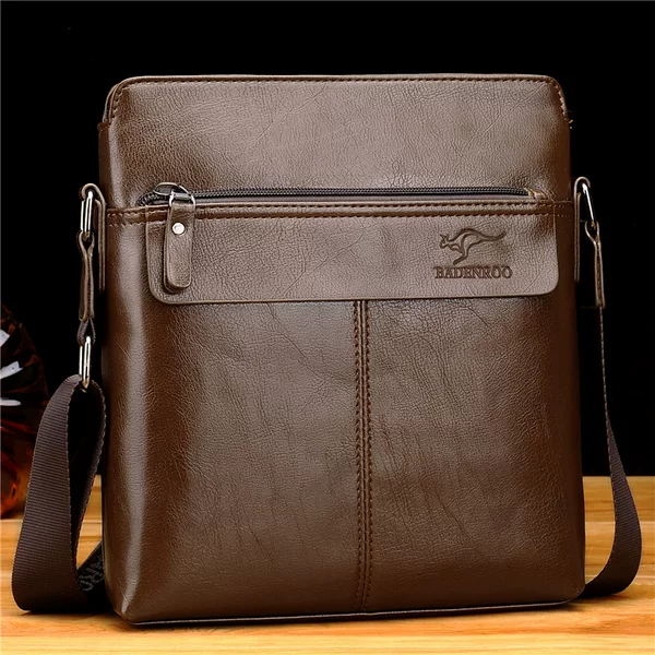 New Men's Bag Shoulder Bag Crossbody Bag Men's Leather Bag Business Casual Bag Vertical Backpack Men's Briefcase Fashionable Bag