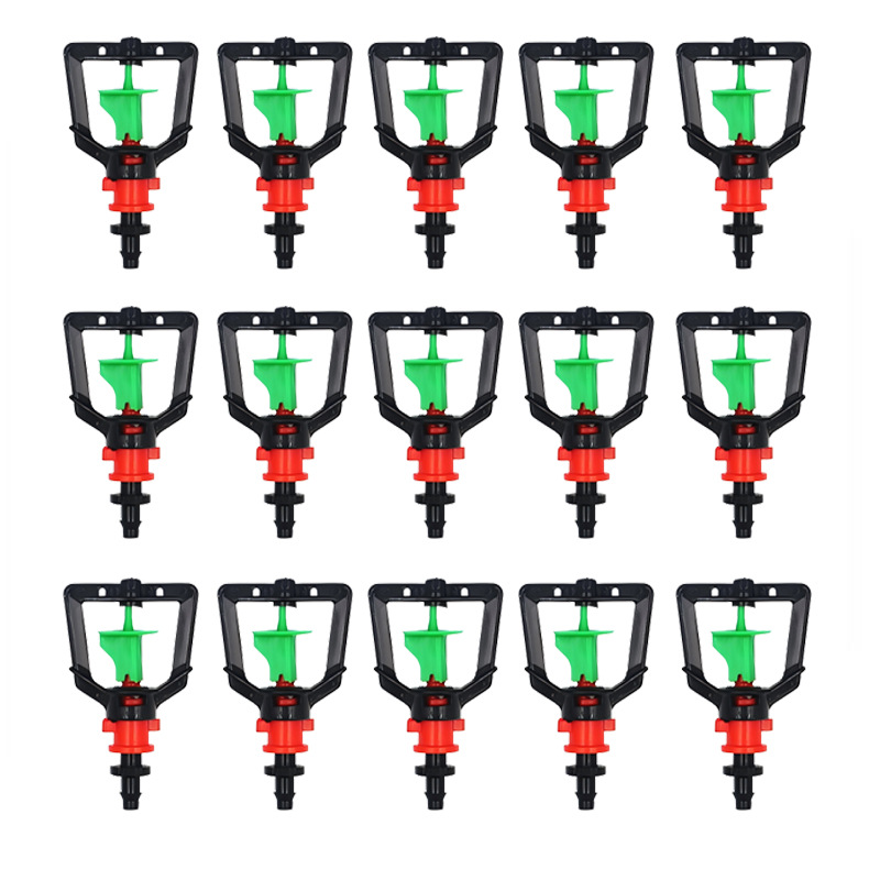 4 / 7mm倒刺微喷头温室加湿器悬挂折射的花园灌溉旋转雾化系统