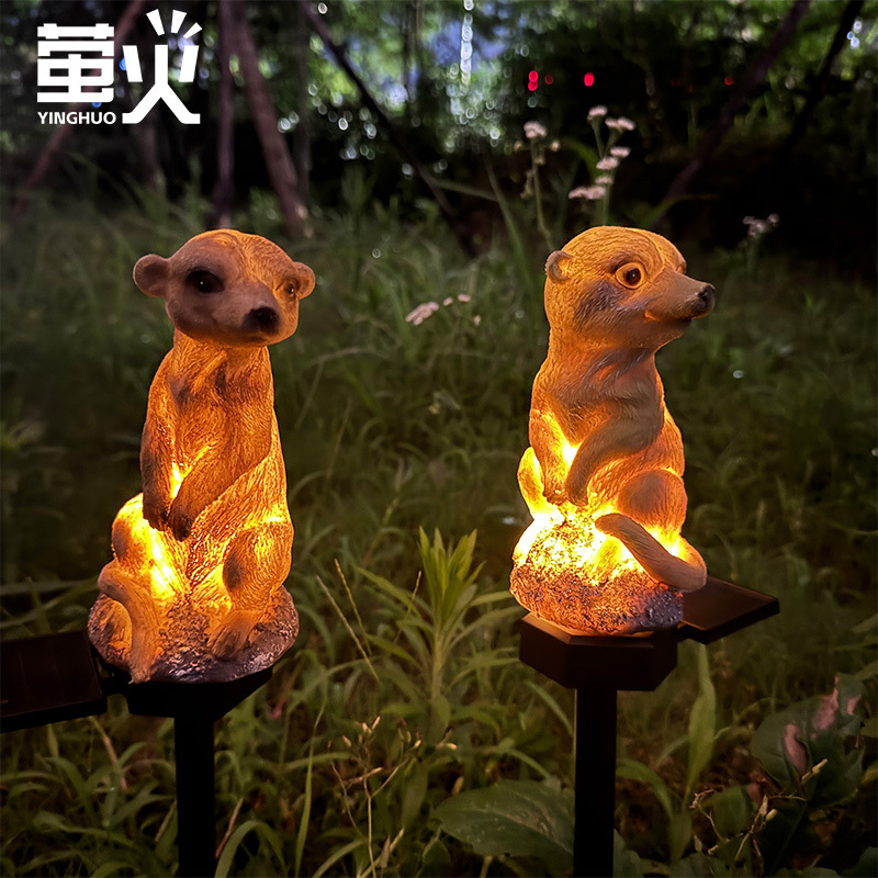 Solar Resin Lamp Ground-Mounted Fox Lamp Decoration Outdoor Garden Courtyard Lamp Garden Roadside Led Cross-Border Night Light Solar Resin Lamp Ground-Mounted Fox Lamp Decoration Outdoor Garden Courtyard Lamp Garden Roadside Led Cross-Border Night Light