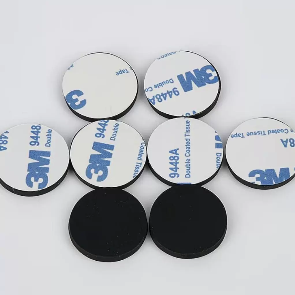 硅胶垫片双面胶泡棉海绵垫片无痕粘胶加厚减震网格家具硅胶胶垫