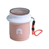 INS net red Japanese -style 304 stainless steel insulation soup cup baby dessert milk cup portable student soup porridge breakfast cup