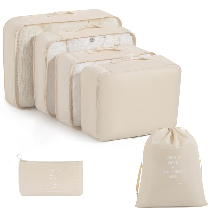 Bolsa de almacenamiento de viaje transfronterizo de moda coreana traje de tela cruzada ropa de equipaje bolsa de organización bolsa de almacenamiento de ropa interior de viaje