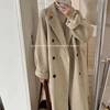 woolen overcoat Mid length version 2022 Autumn and winter new pattern Hepburn temperament Little Easy thickening Woollen cloth coat