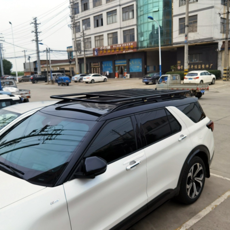 The Roof Luggage Rack for the Explorer Is Designed to Expand the Travel Capabilities of the Vehicle