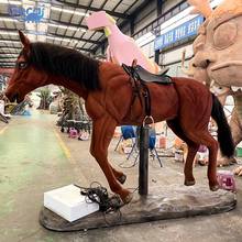 大型仿真动物模型1:1还原 景区景点博物馆雕塑仿真马坐骑制作工厂