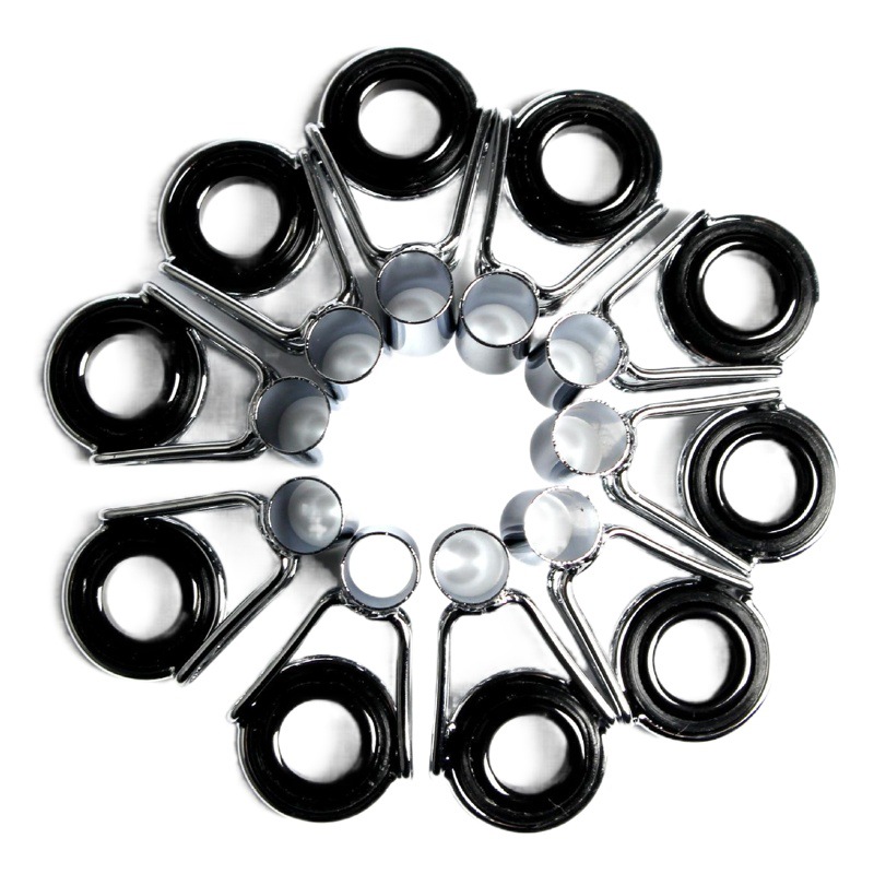 De una sola pieza de partida lote mar Rod balsa Varilla de proyección larga guía ojo anillo de alambre caña de pescar anillo de guía de acero inoxidable accesorios traje