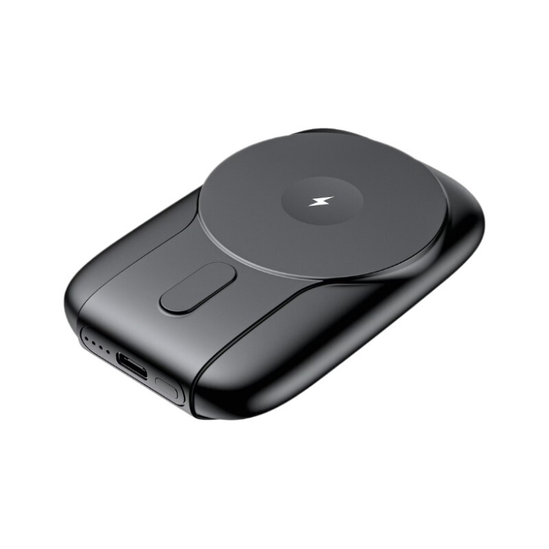 新しい PD20w 高速充電ケーブル付き 5000 mAh モバイル電源 15W 磁気ワイヤレス充電折りたたみスタンドパワーバンク|undefined