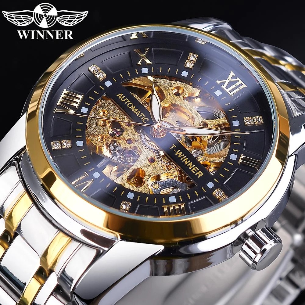 Automatic Mechanical Watch For Men Waterproof Business Style_voghion.com