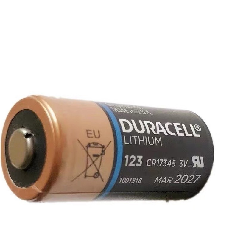 金霸王 DURACELL CR17345 强光手电筒电池 123 SF123A CR123A 3