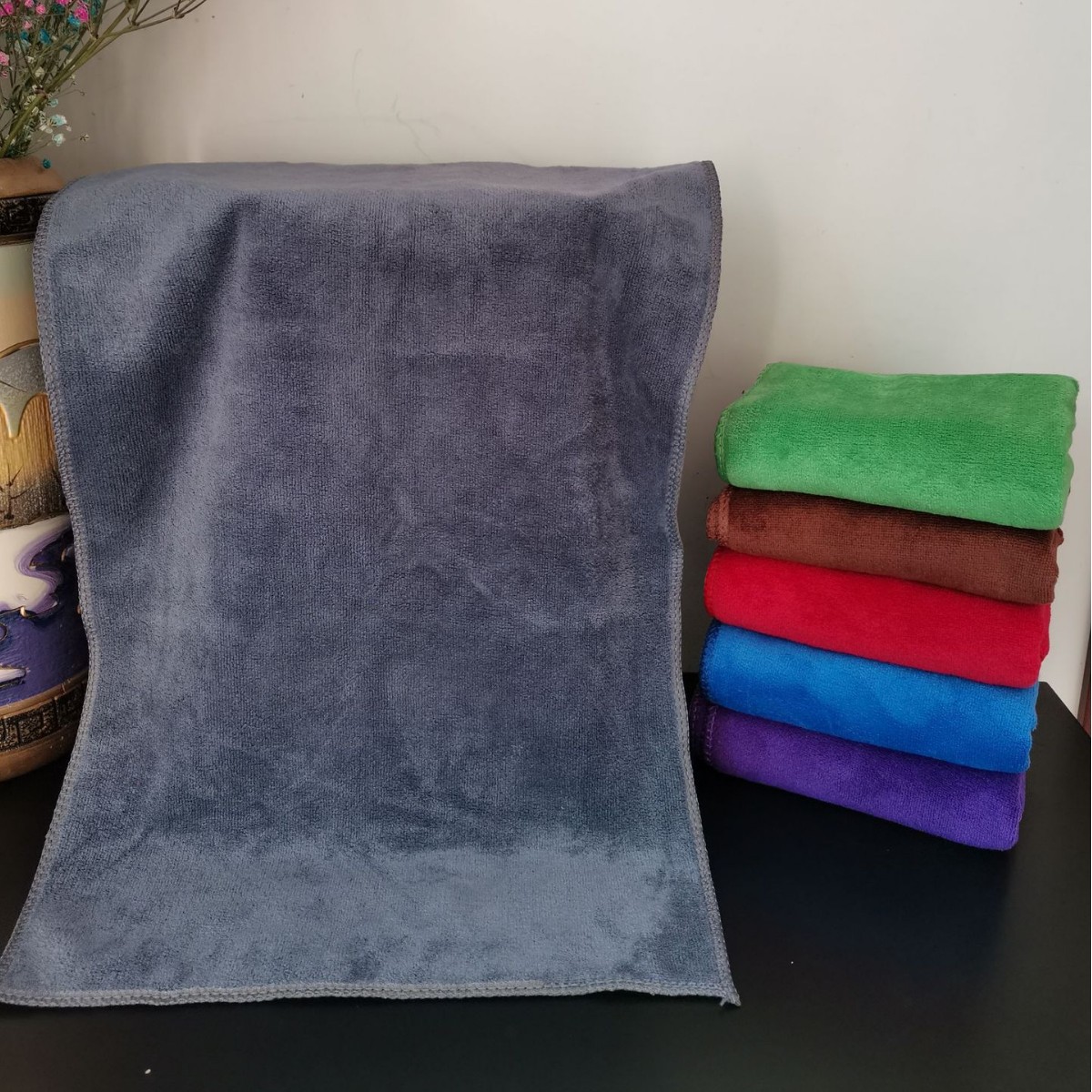 Paño de limpieza, toalla absorbente gruesa que no suelta pelusa, toalla específica para cocina, toalla de limpieza para mesa de limpieza del hogar 420g