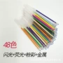 荧光跨境闪光彩色啫喱笔