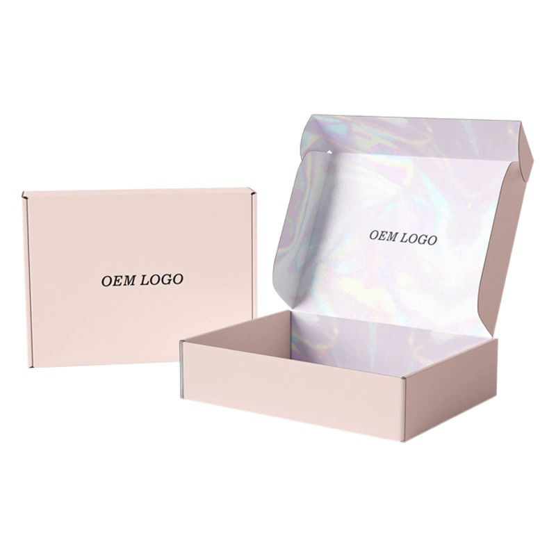 Двусторонняя Печать Цвет Летающая машина коробка Одежда Нижнее белье упаковочной коробки специальные жесткие рифленые коробки цвета оптом