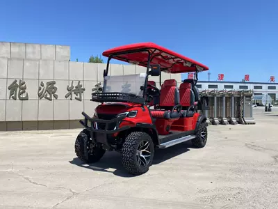 Elektrikli qolf avtomobilləri Tourist Sightseeing Vehicles Cross-Border - 3-row-6-seater-golf-cart