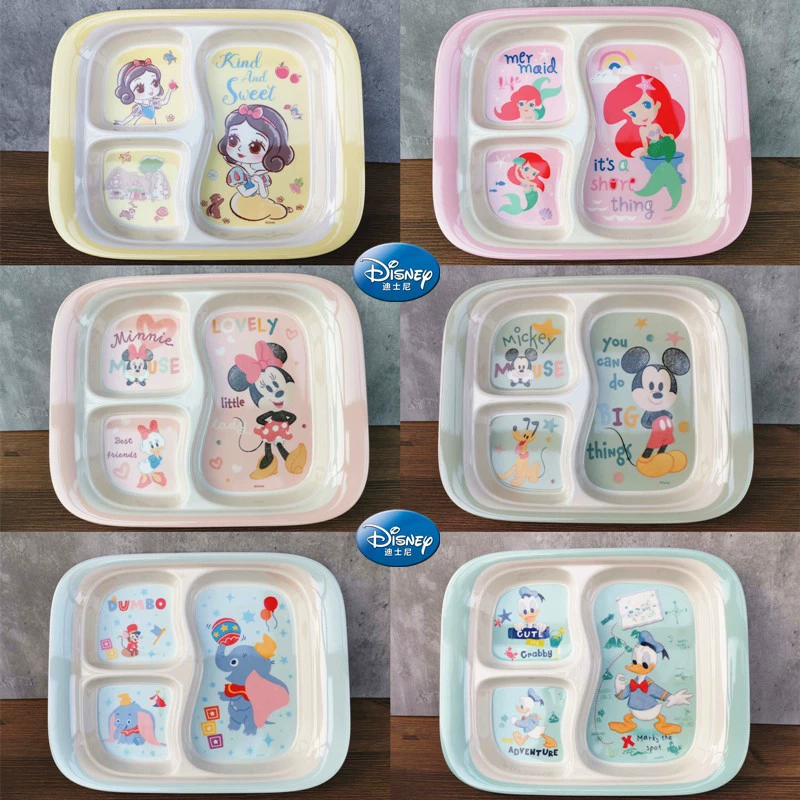 Disney, tableware for feeding, cartoon children's shatterproof dinner plate for food