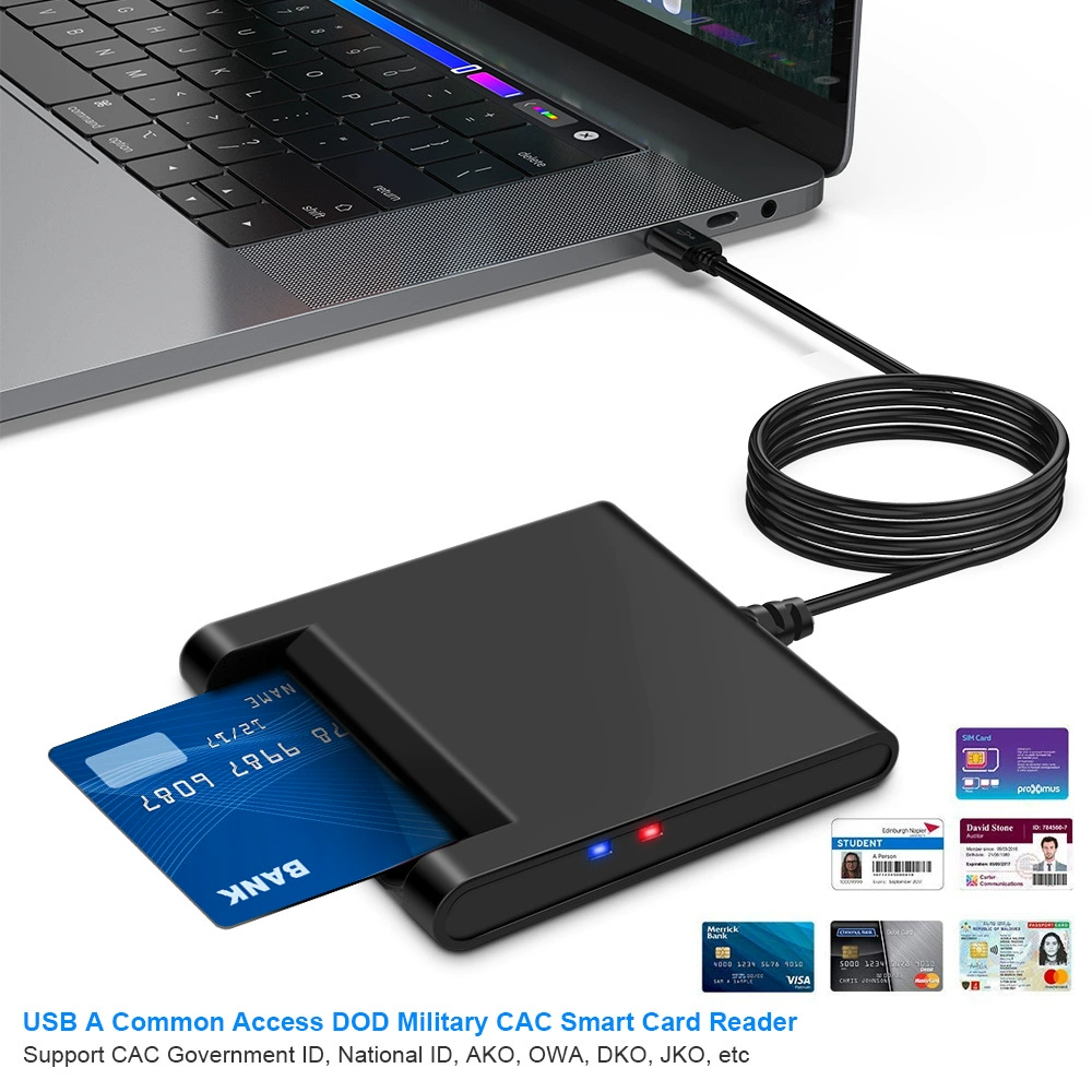 Кросс-бордер USB умный считыватель карт CAC карта ID карта ID карта банковская карта налоговый считыватель оптом