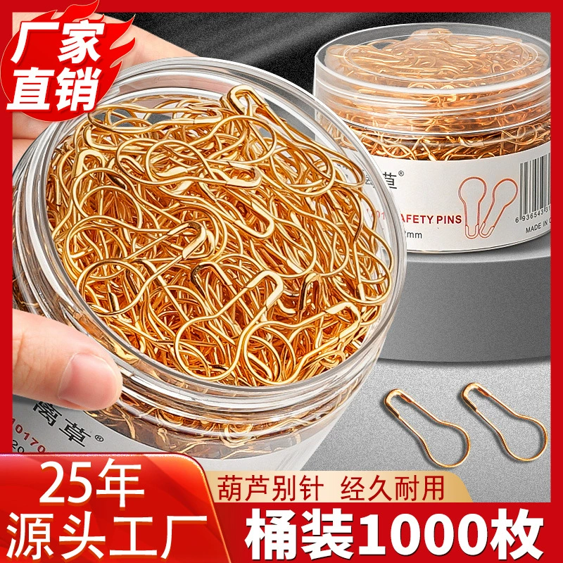 1000 штук булавок для подвешивания бирок, маленьких золотых скрепок, булавок для этикеток, брошей для фиксации одежды оптом
