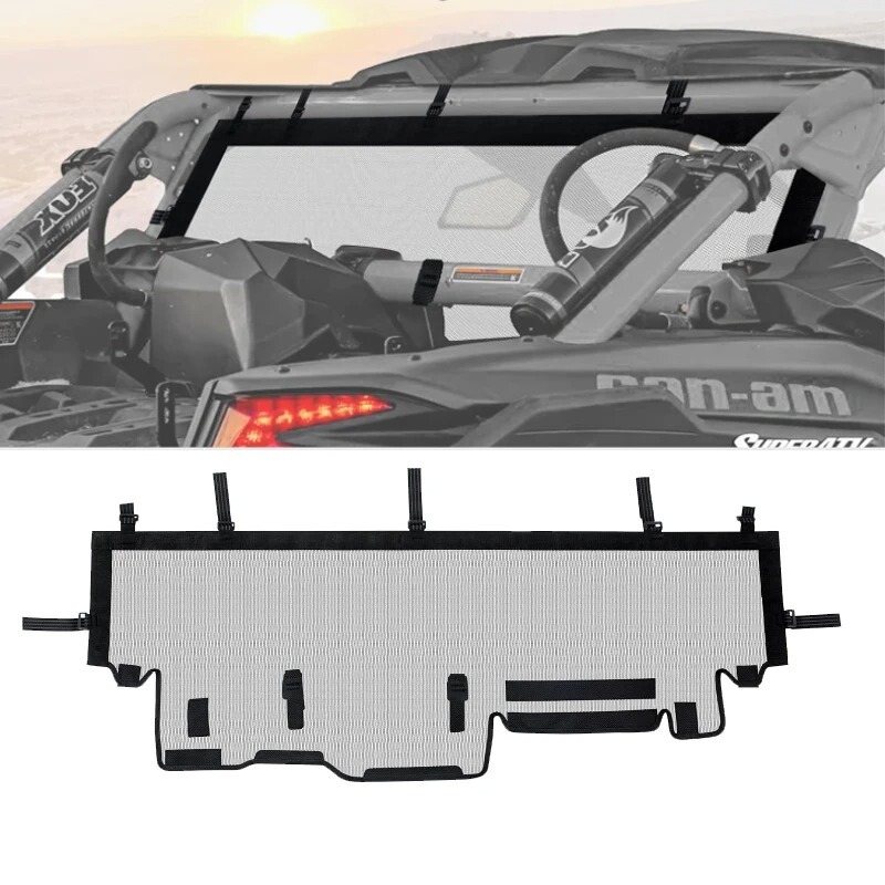 Windshield mesh rear window mesh cross-border for Can-Am Maverick x3 and x3 Max models Windshield mesh rear window mesh cross-border for Can-Am Maverick x3 and x3 Max models