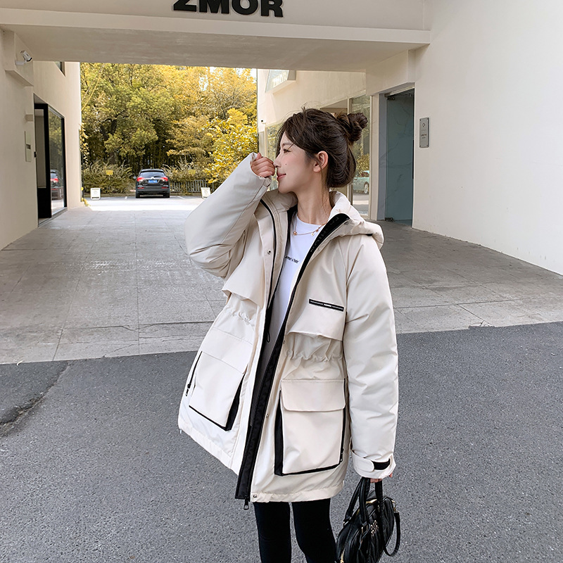 Comercio exterior 2025 nuevo invierno de mujer algodón moda suelta al aire libre para superar la chaqueta delgada image 4