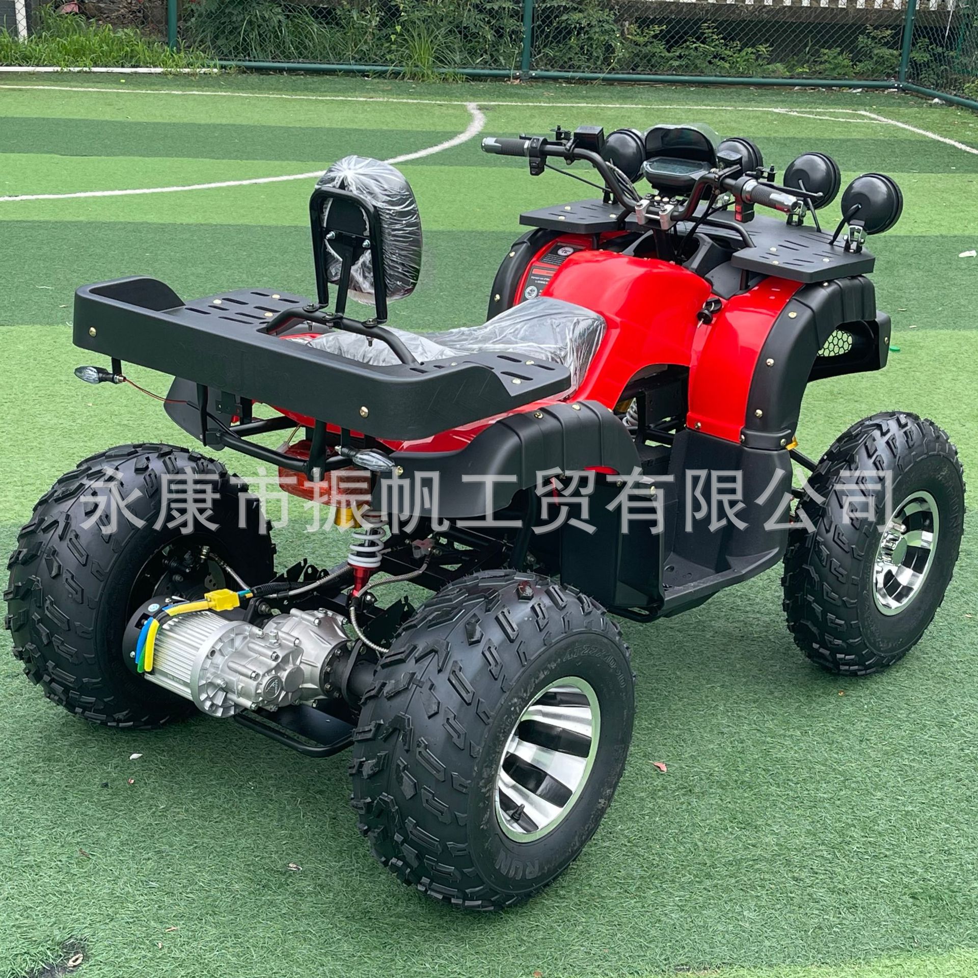 Vehículo eléctrico de playa de cuatro ruedas de alquiler 72V eje de transmisión ATV cross-country jungle wagon kart