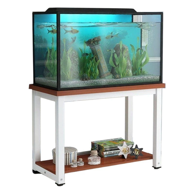 Полка для аквариума Нижний шкаф для аквариума Металлическая основа для аквариума Железный кронштейн Двухслойный стол для аквариума Полка для аквариума