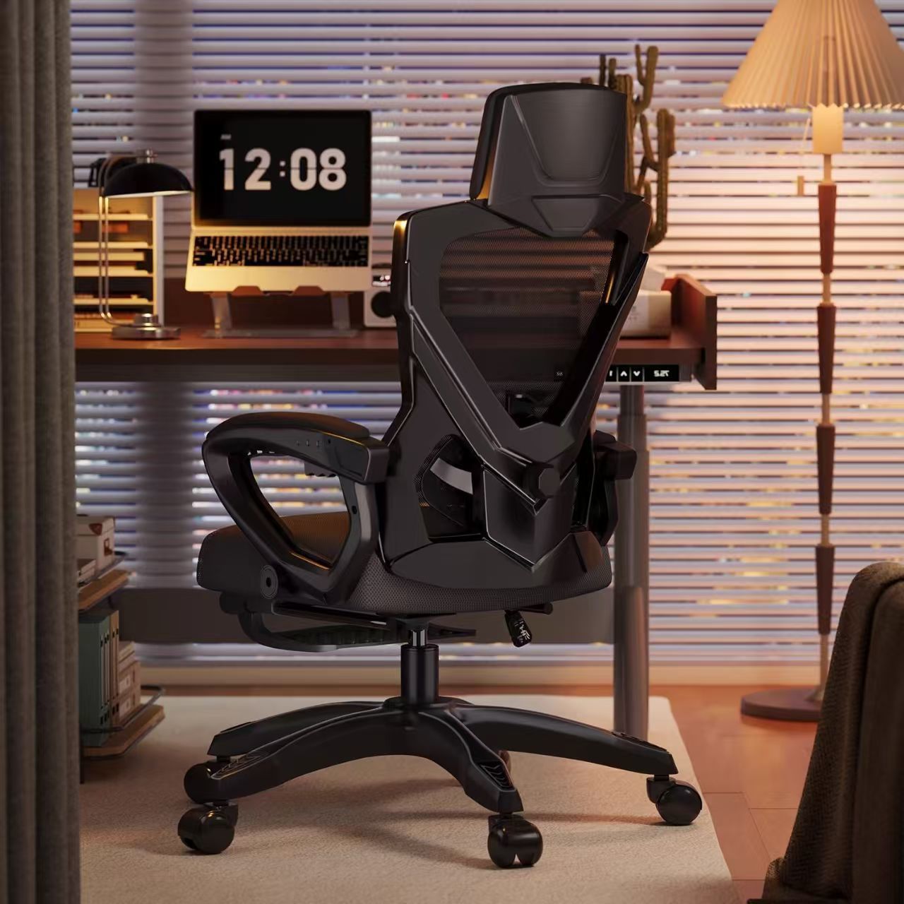 Ergonomic Chair, Waist-Protecting Computer Chair, Comfortable Home Chair for Long Sitting, Gaming Chair, Reclining Office Chair for College Students, Computer Chair