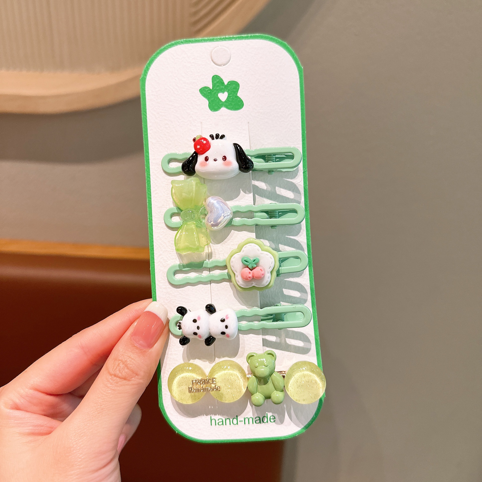 Horquilla de acrílico para niños, clip de pico de pato Sanrio para bebé femenino, accesorios para el cabello de alta calidad para niñas, clip lateral para niñas