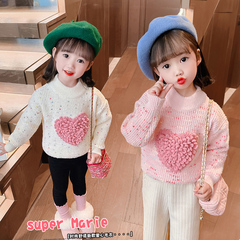 女童愛心毛衣