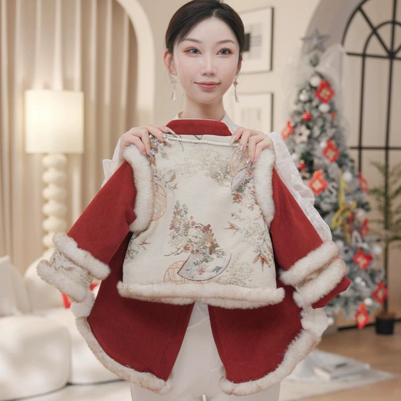 Детский набор Winter warm Hanfu, китайский стиль