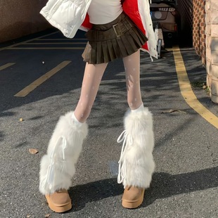 y2k��ɫë�q��ů�����Yëë�o���״���ѩ��ѥ��Ͳ�m��Ů�ٴů