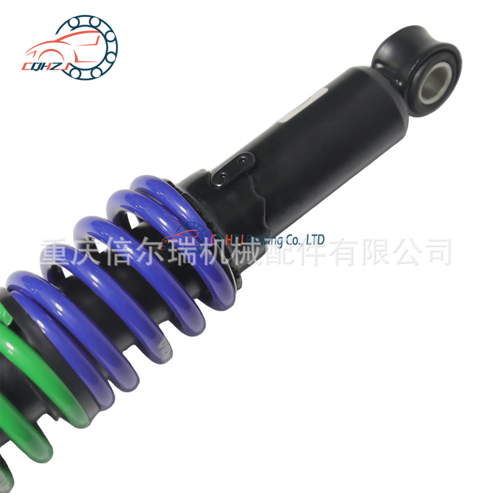 Amortiguador trasero verde púrpura adecuado para CG125 modificación de motocicleta