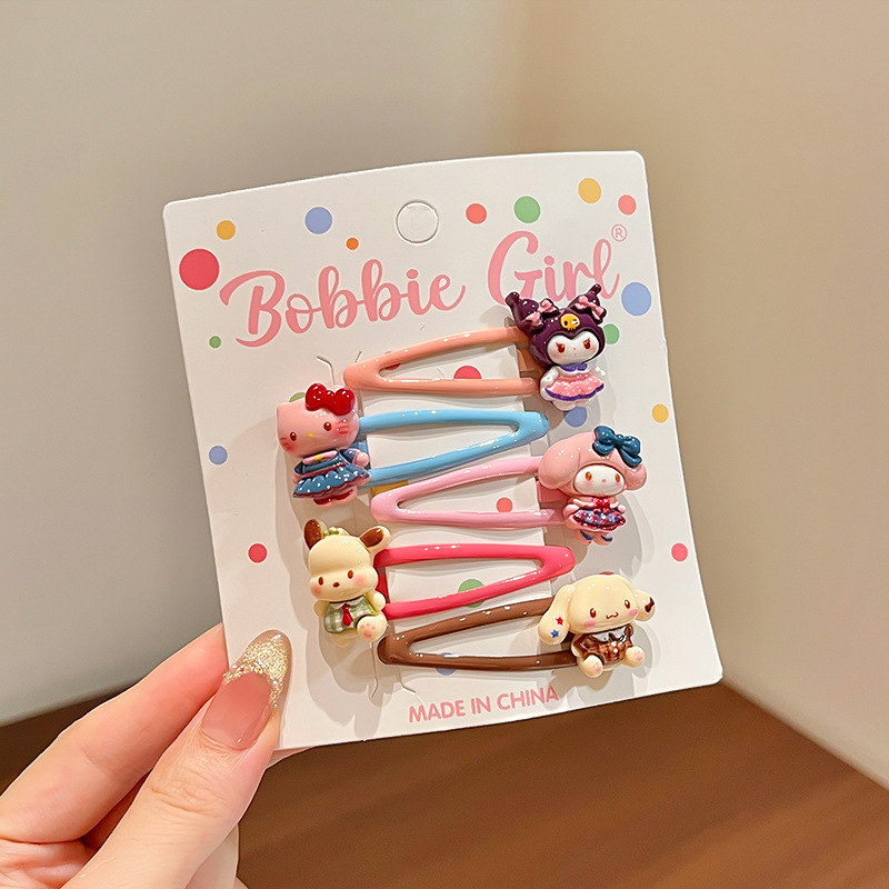 F9048-4# sanrio bb clip five-piece set