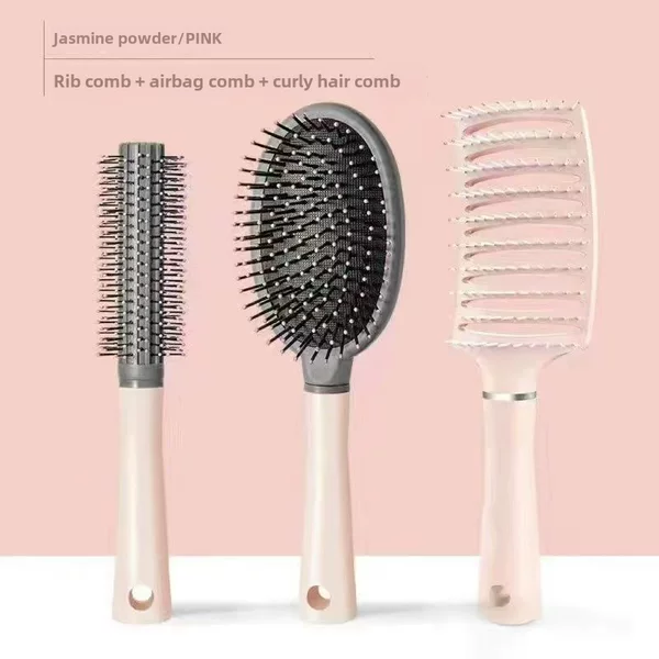 2023 explosions fluffy comb fish bone comb fluffy arc comb hollow boneless air comb fluffy combination anti-off