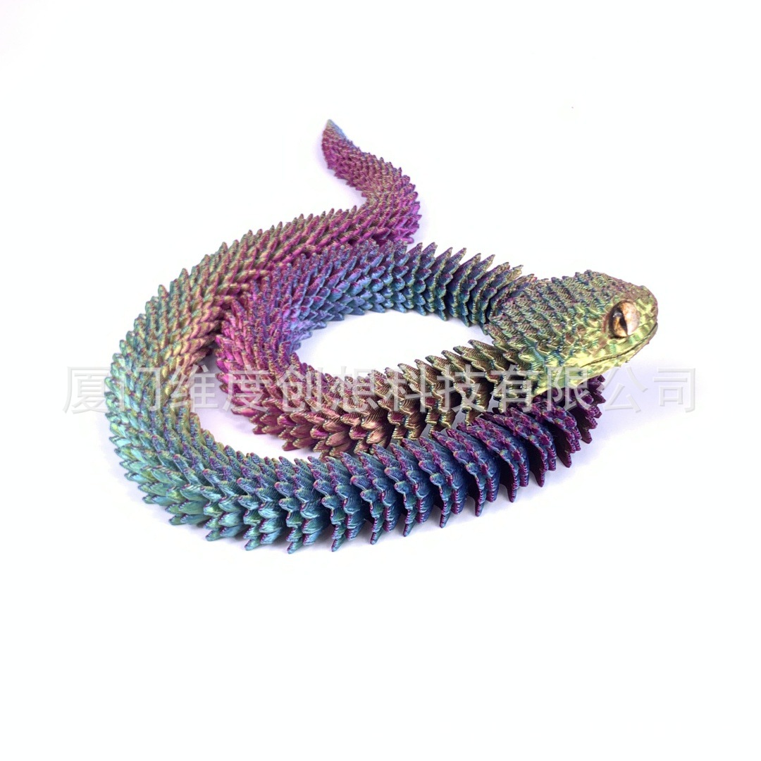 Juguetes de impresión 3D viper articulaciones móviles artesanías decoraciones creativas hechas a mano regalos de cumpleaños para niños