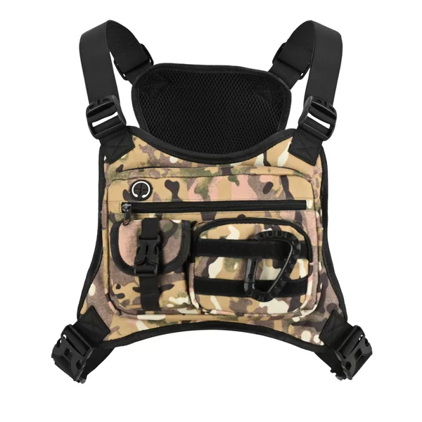 Tactical Multifunctional Pet Vest, Outdoor Camouflage Dog Bag, Portable Waist-Style Pet Backpack