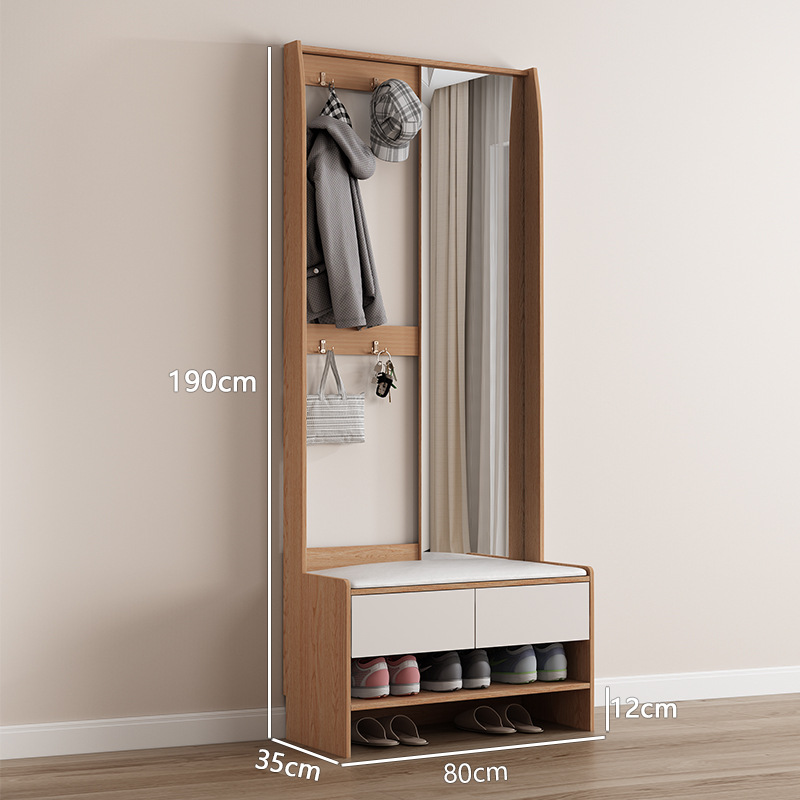 북유럽 통나무 - 전신거울 [업그레이드된 원목 생태판]★특별 패키지 설치]