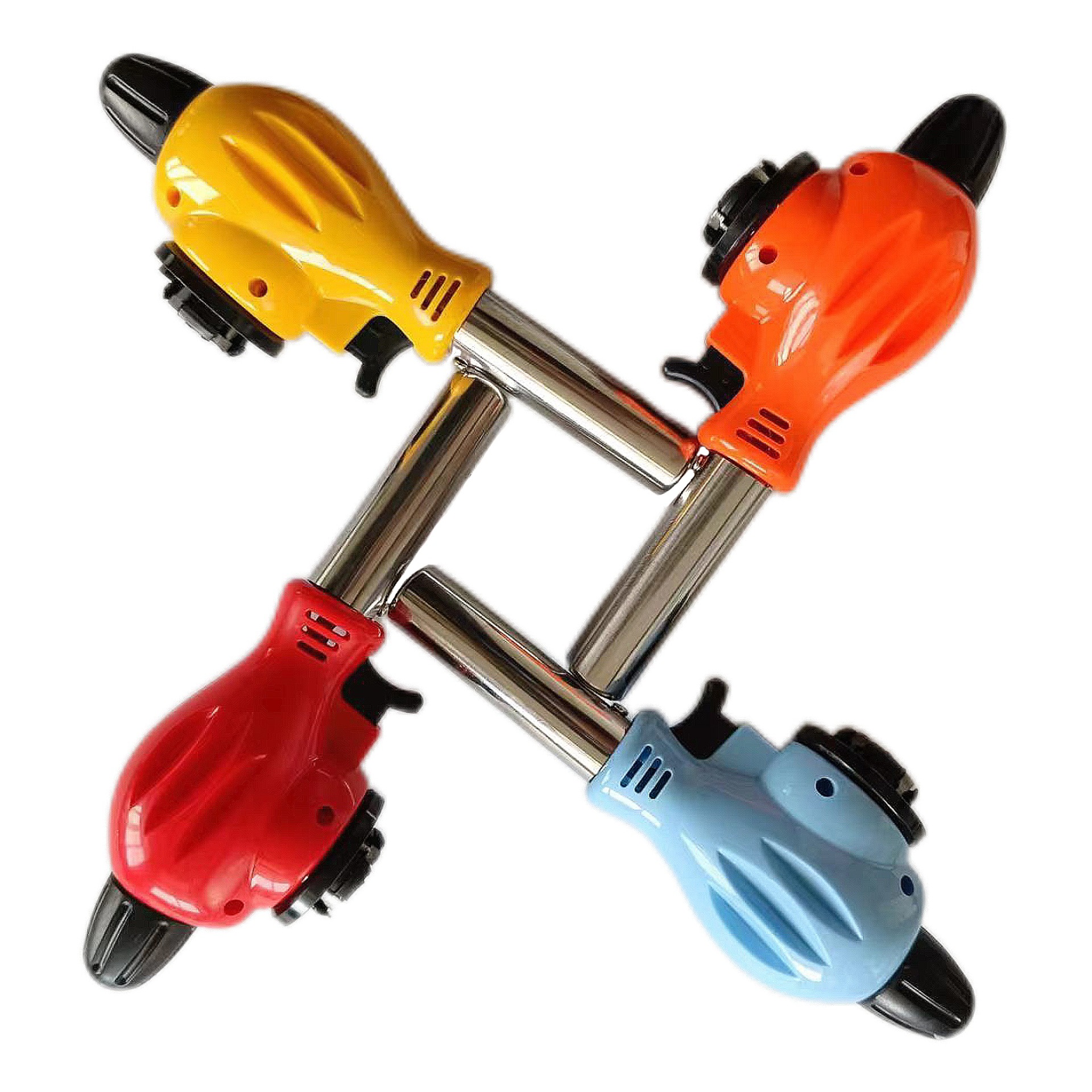 Nt520 Cassette Flame Gun Barbecue Windproof Ignition Gun Welding Torch Igniter Stove Zinc Alloy Material Cigarette Lighter