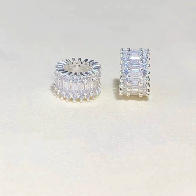 Crystal Accessories 14K Gold-Filled Color-Preserving Zərgərlik ara hissələri - bright-silver