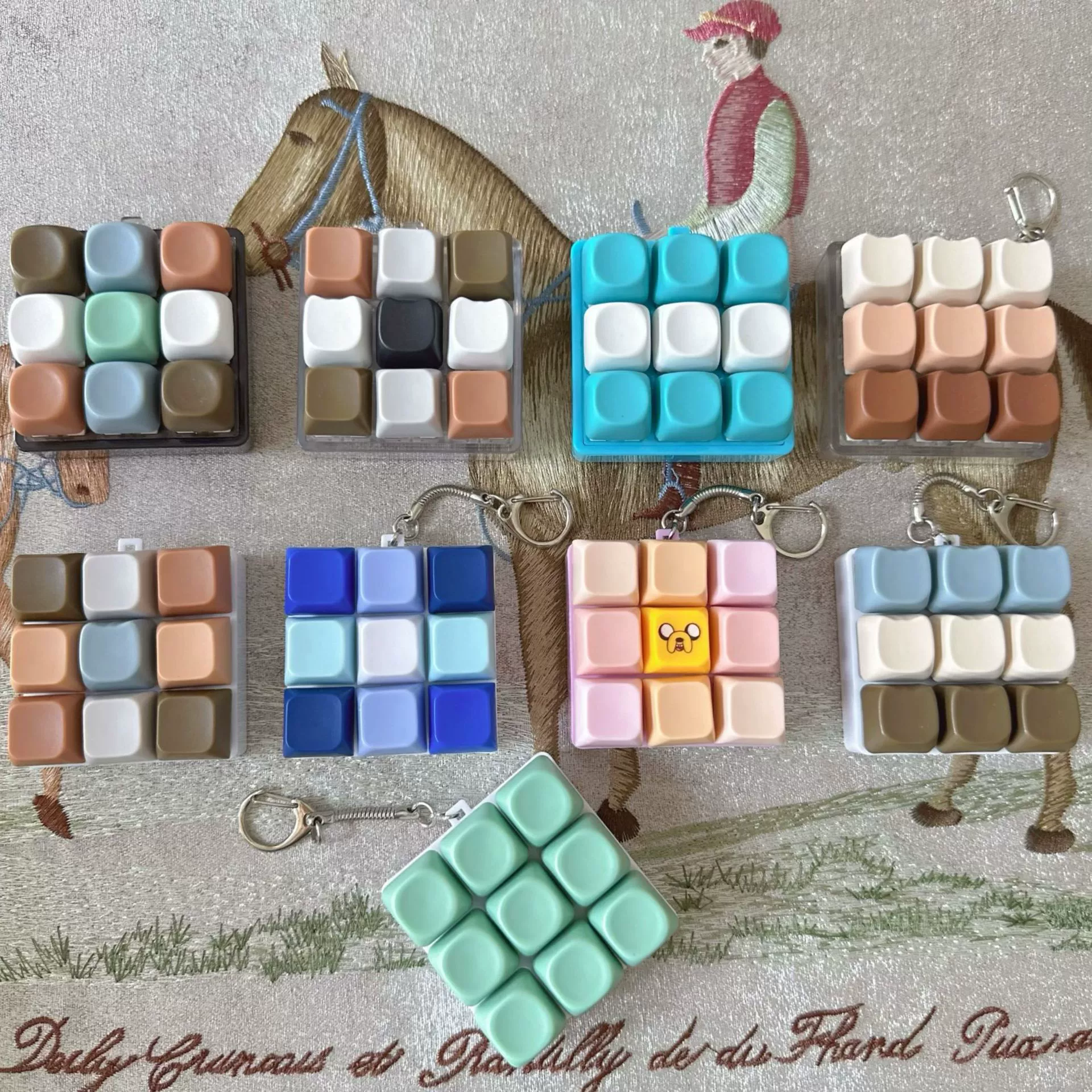 Механическая игрушка-антистресс «Тетрис» с девятью кнопками, брелок-клавиатура, креативный подвес на сумку