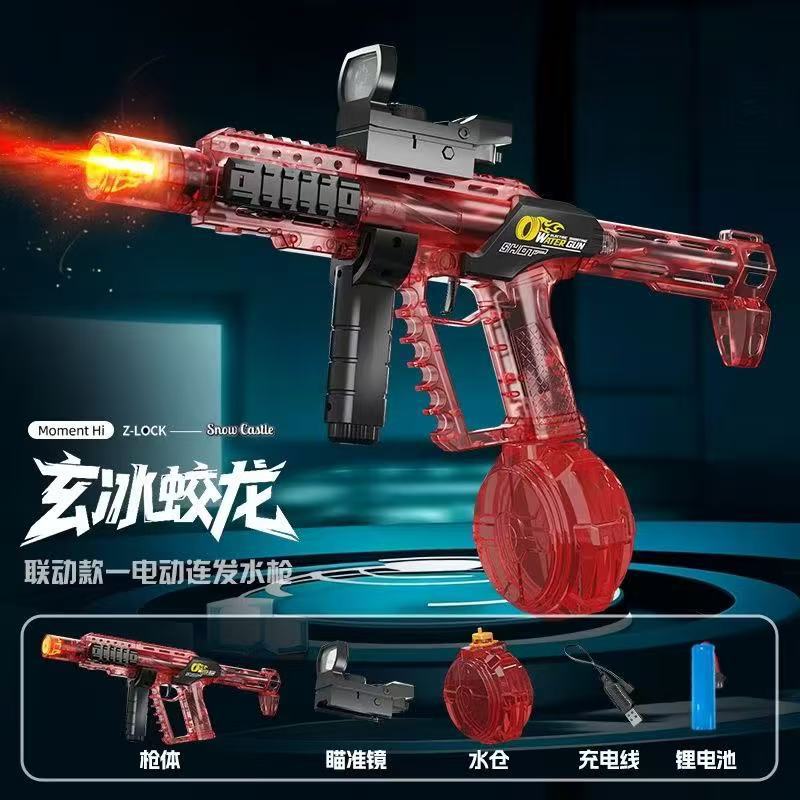 2026 nuevo fuego M416 pistola de agua eléctrica juguetes infantiles rociadores de agua MK3 un fuerte alcance de batalla de agua larga