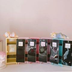 Love's small room storage cabinet, Xiaohongshu same version, desktop girl storage, cute girl heart small cabinet