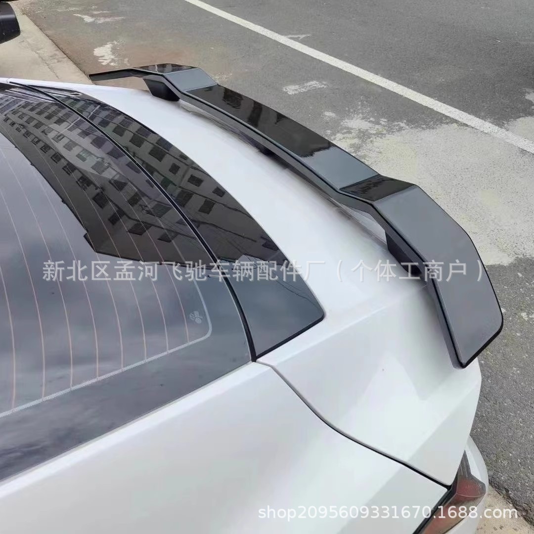 New Hot-Selling Universal Car No-Drill Rear Wing for Hatchbacks and Sedans, Gt Carbon Fiber Color Aircraft-Style Rear Wing Spoiler